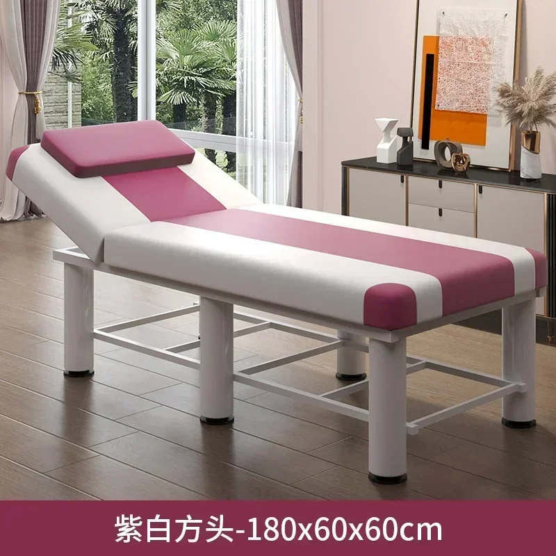 Cama de massagem dobrável para beleza Spa, colchões cosméticos, móveis de beleza, pedicure, espreguiçadeira tatuagem, profissional, MQ50MB