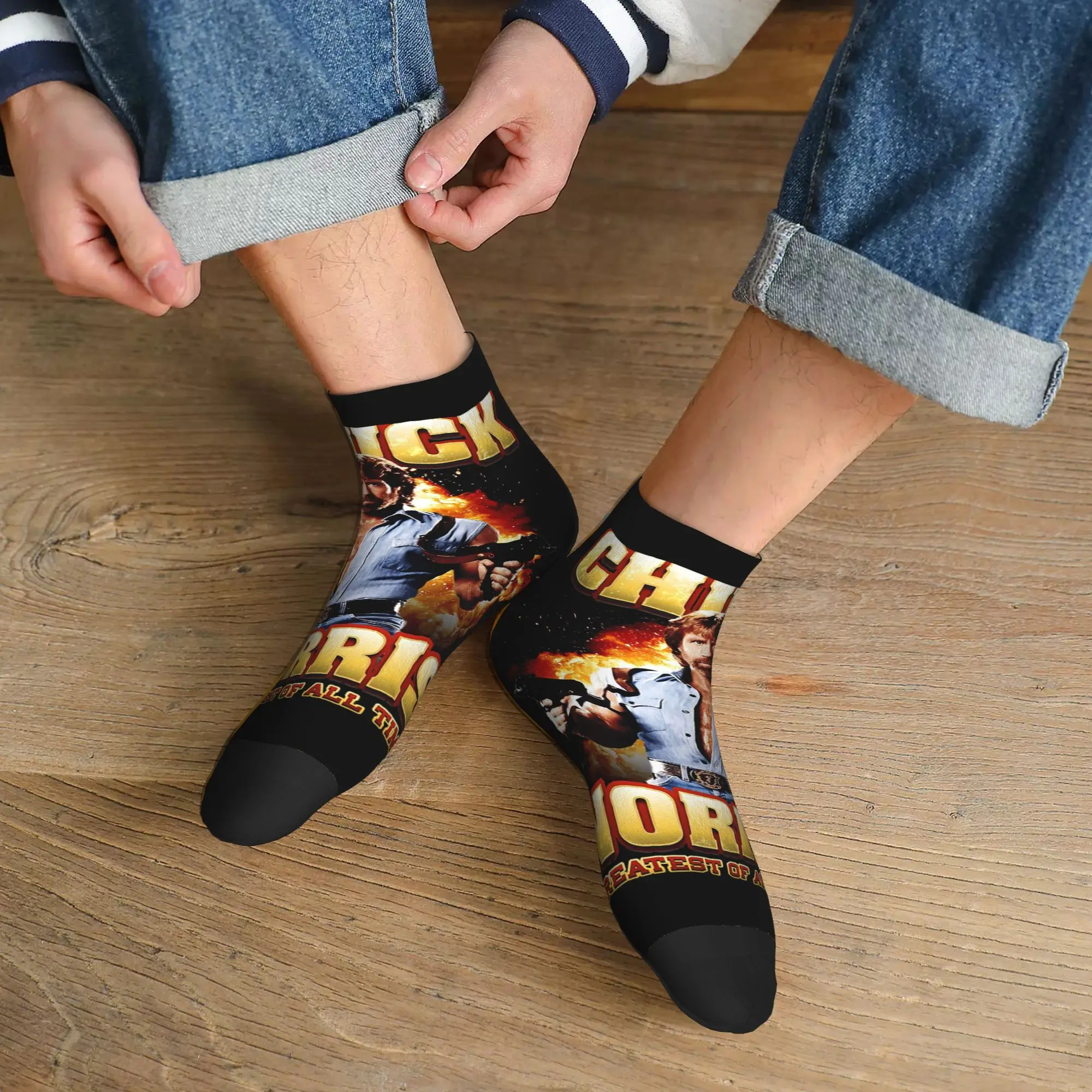 

Всесезонные носки Чак Норрис Greatest of All Time, спортивные носки в стиле Харадзюку, мягкие повседневные чулки для мужчин и женщин