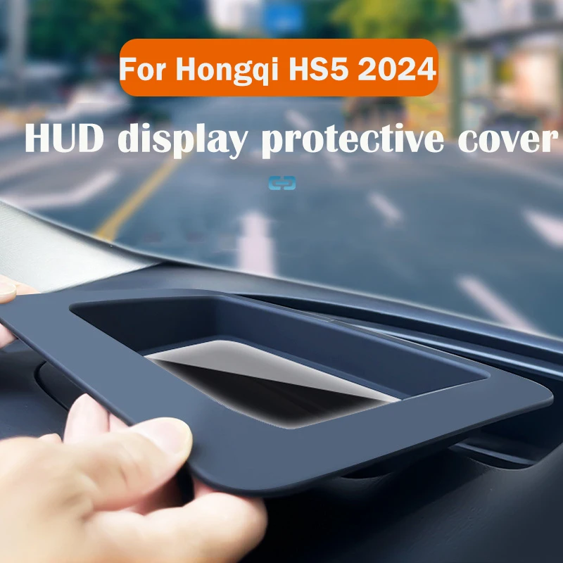 

For Hongqi HS5 E-QM5 2023 2024 HUD Car Protective Cover Head-Up Display Dust Cover Frame Windshield Accessorie