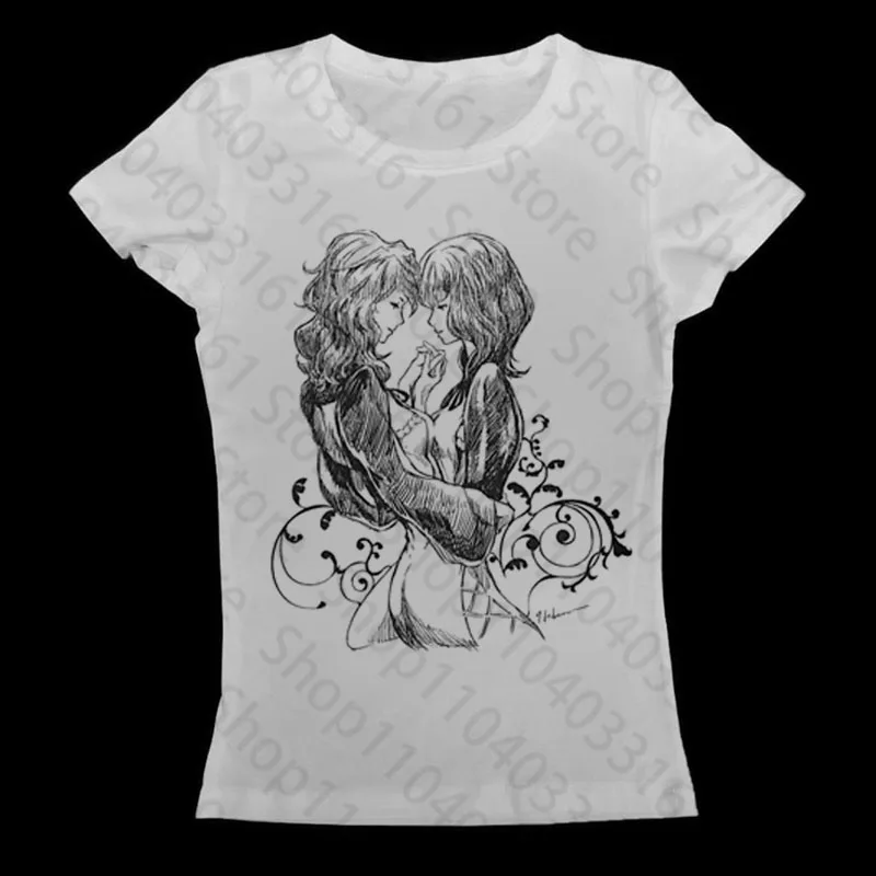 

Y2K Anime Harajuku Women Casual T-shirt Loose Streetwear Punk Gothic Print Casual Tees Short-sleeved Hip-hop Harajuku Tops Cloth