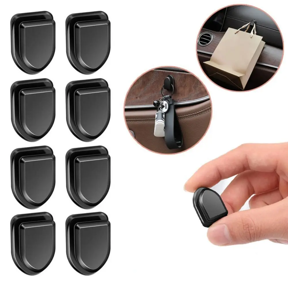 Car Hooks Interior Storage Holder for USB Cable Headphone Key Dashboard Wall Hanging Self-Adhesive Hook Auto Accessories