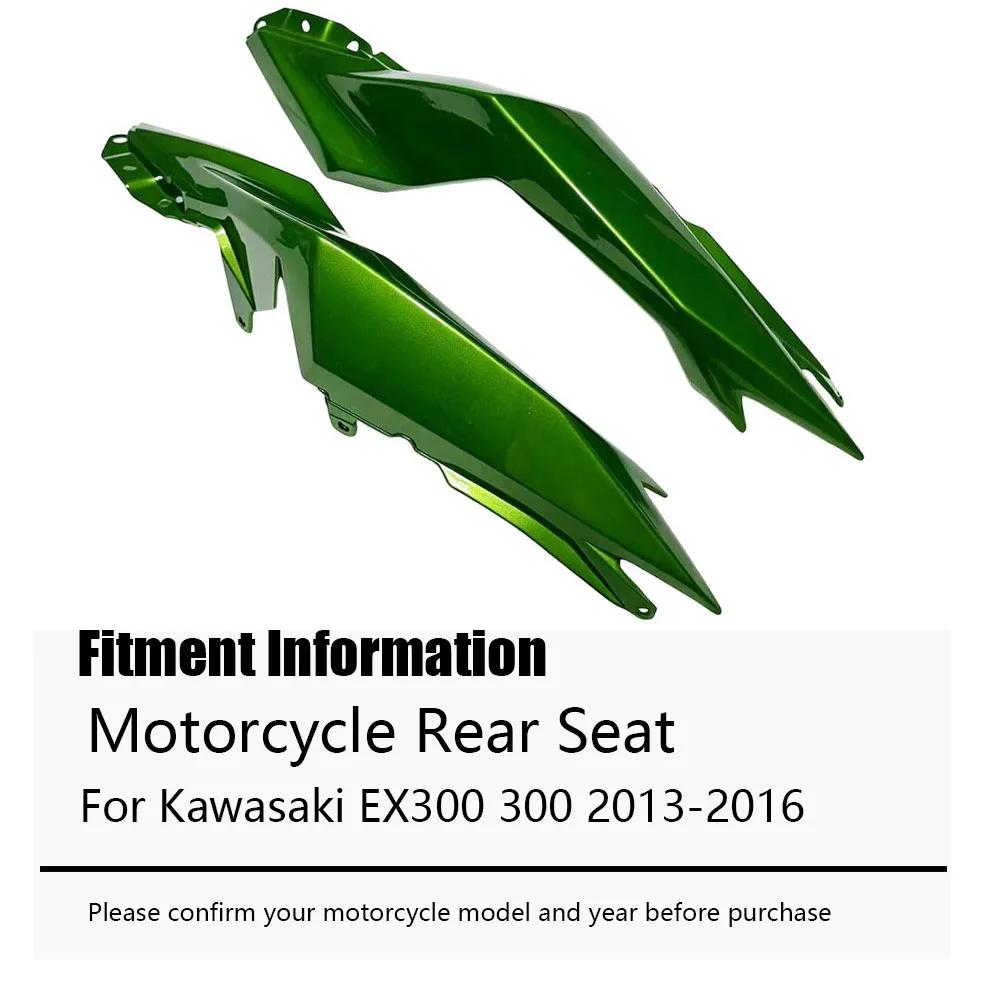 For Kawasaki EX300 300 2013-2016 Motorcycle Rear Seat Side Fairing Cowl Left Right Tail Side Panel Cover Fit