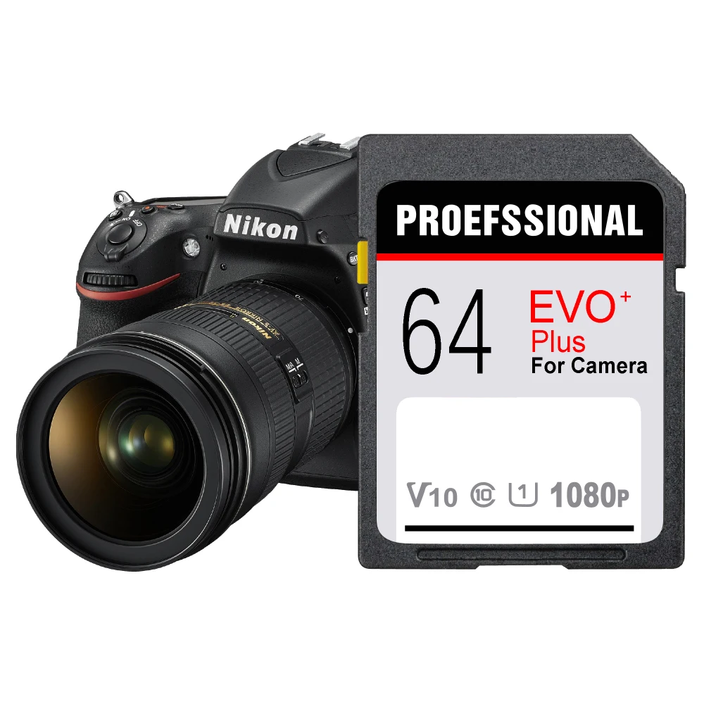 Ultra SD Card 64GB CAMERA SD 128GB Big Card 32GB Class10 Flash Memory Card 256GB 16GB CD Cards 4K SDHC For Camera