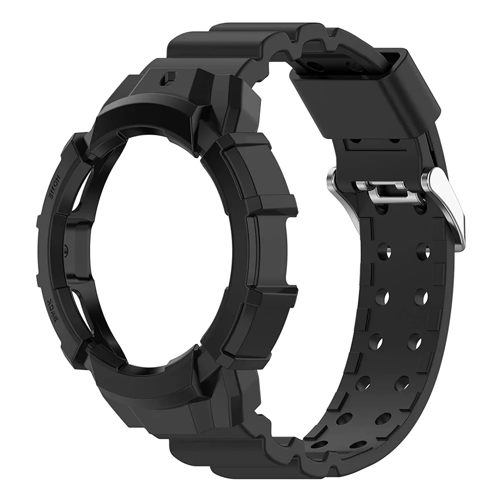 Case+Band for Samsung Galaxy Watch 4/5 pro 44mm 40mm No Gaps bracelet silicone correa Protective Cover Galaxy watch 5 strap 20mm