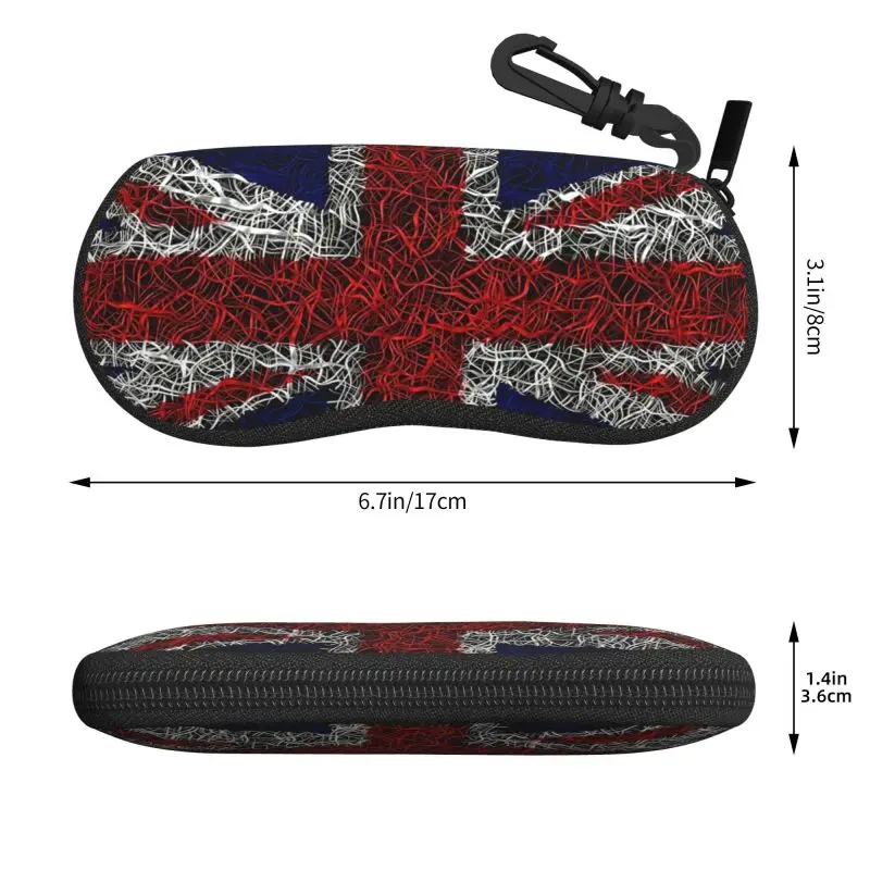 British Union Flag Glasses Box High-end Sunglasses Myopia Glasses Pressure Resistant Sunglasses Boxs Glasses Bags