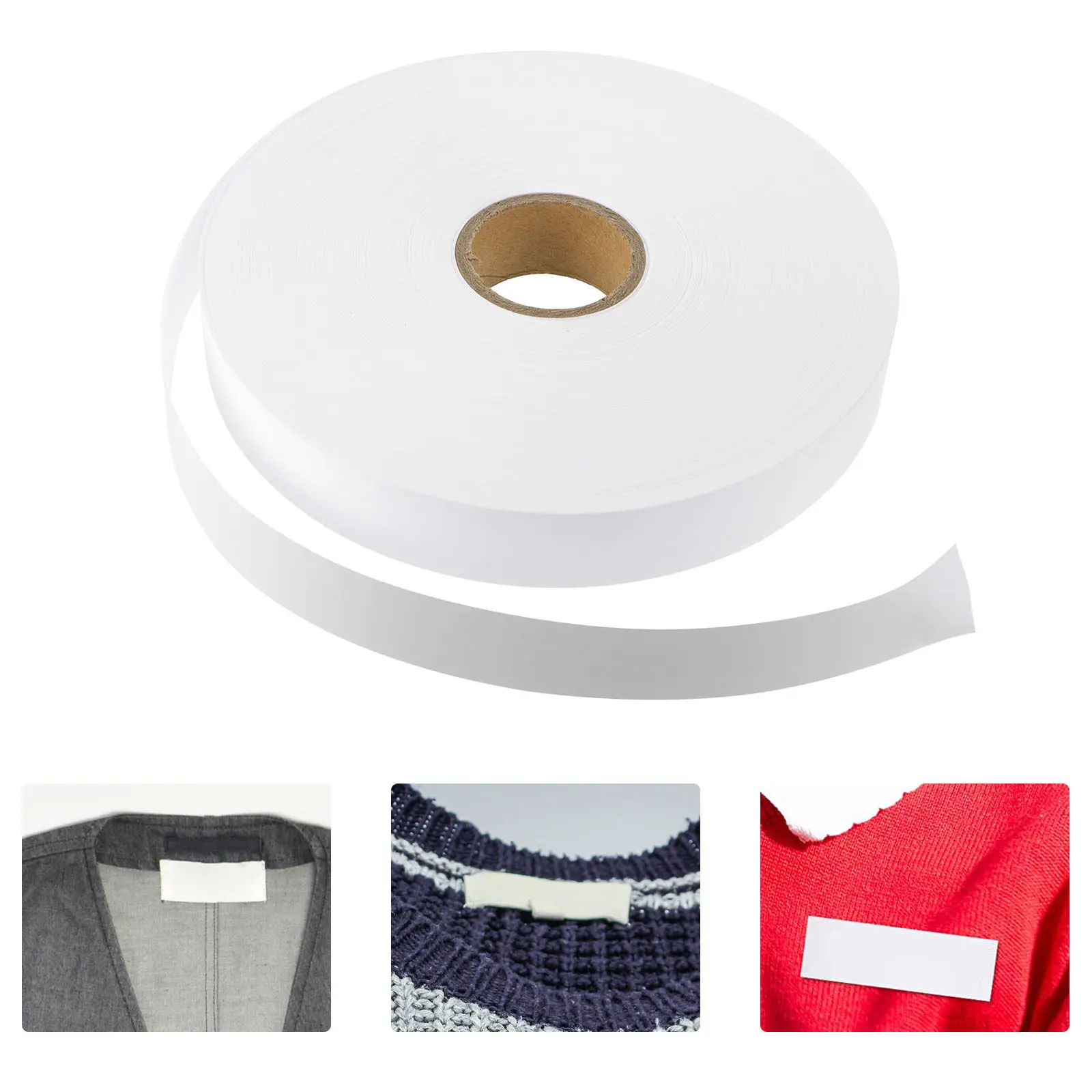 

Рулон этикеток для одежды из нетканого материала: моющиеся, термоклеевые, для маркировки размеров, для футболок, пальто, легкая классификация одежды