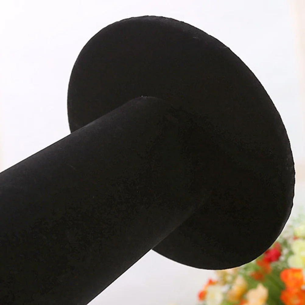 2Pcs Elegant Jewelry Organizer Black Bracelet Bangle Watch Display Stand Durable Material Rack Bracelet Holder