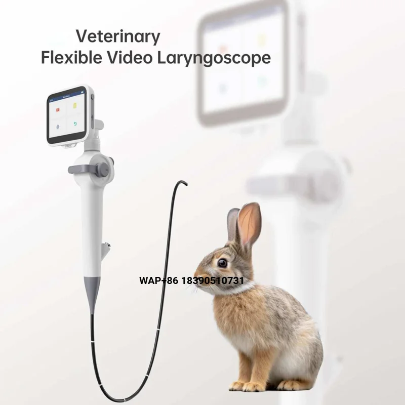 Multifunctional Veterinary Video Laryngoscope, Pharyngeal Video Endoscope, Endotracheal Intubation Laryngoscope