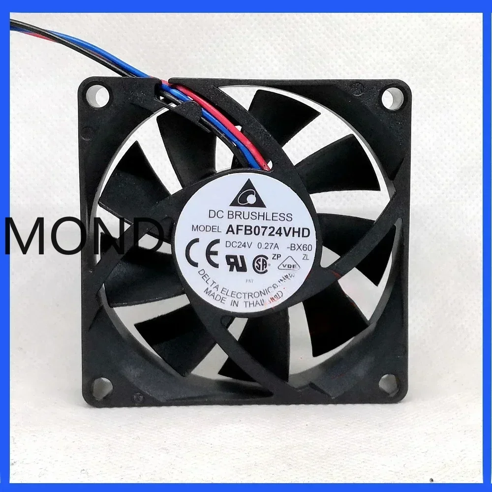 Delta AFB0724VHD24V 0.27A 7CM 7020 Dual Ball Inverter Cooling Fan