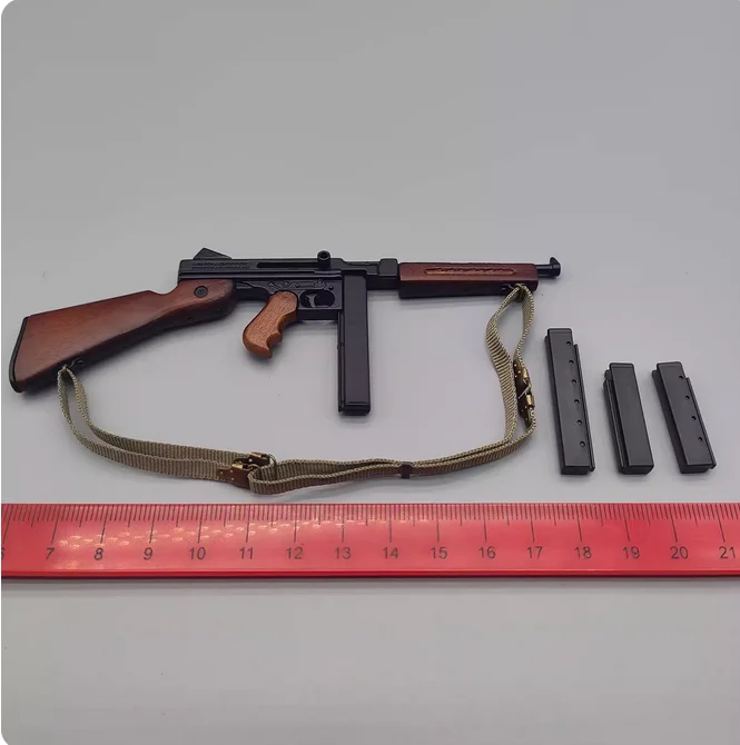 FP012B 1/6 Soldier WWII US airborne division Submachine Gun Model for 12''