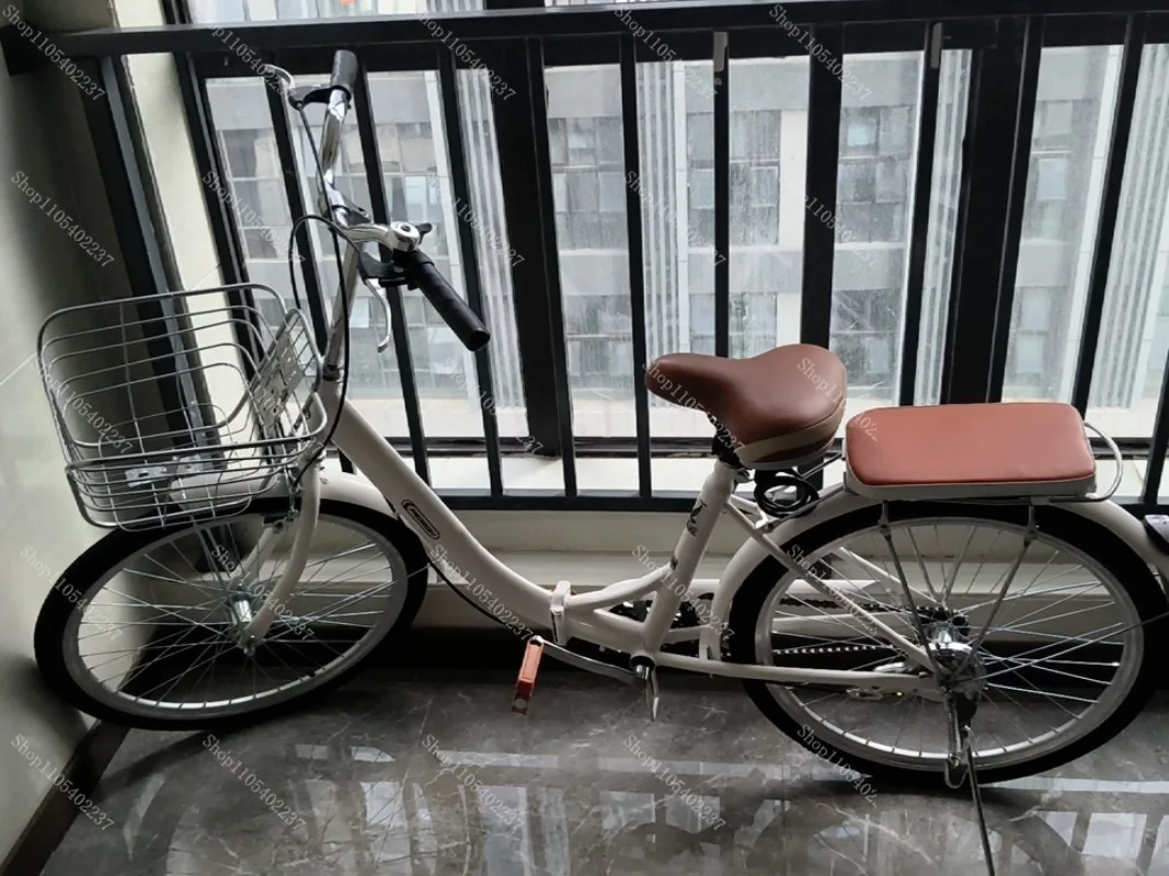 Folding Bicycle 24 Inch Ultra-light Portable Male and Female Student Adult Variable Speed Bicycle Installation-free