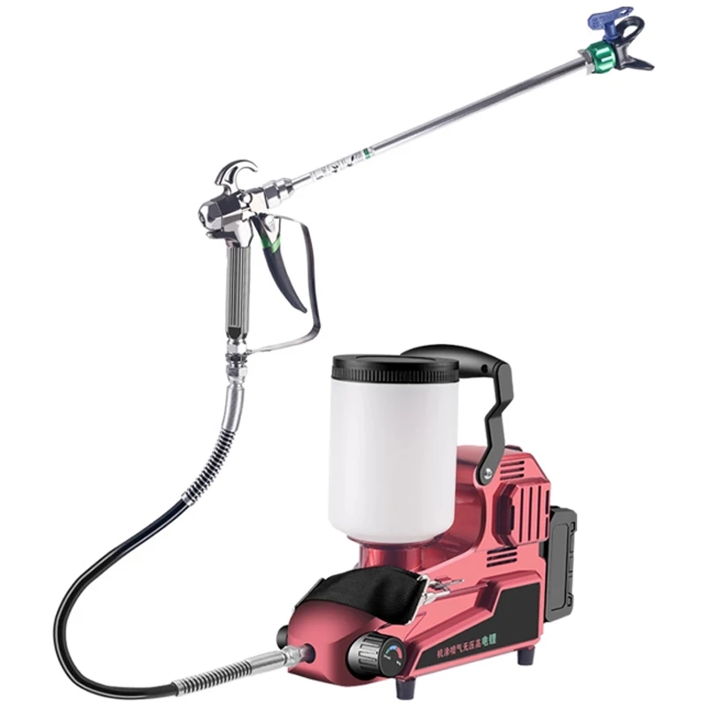 

Удобный электрический безвоздушный распылитель высокого давления, латексная краска, бытовой многофункциональный распылитель краски с литиевой батареей