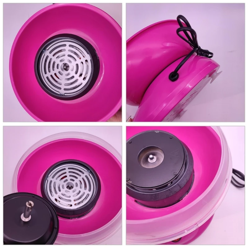 صانع حلوى القطن الآمن المضاد للحرق مع عمليات بسيطة للتجمعات العائلية والحلويات الإبداعية والترفيه في الحفلات