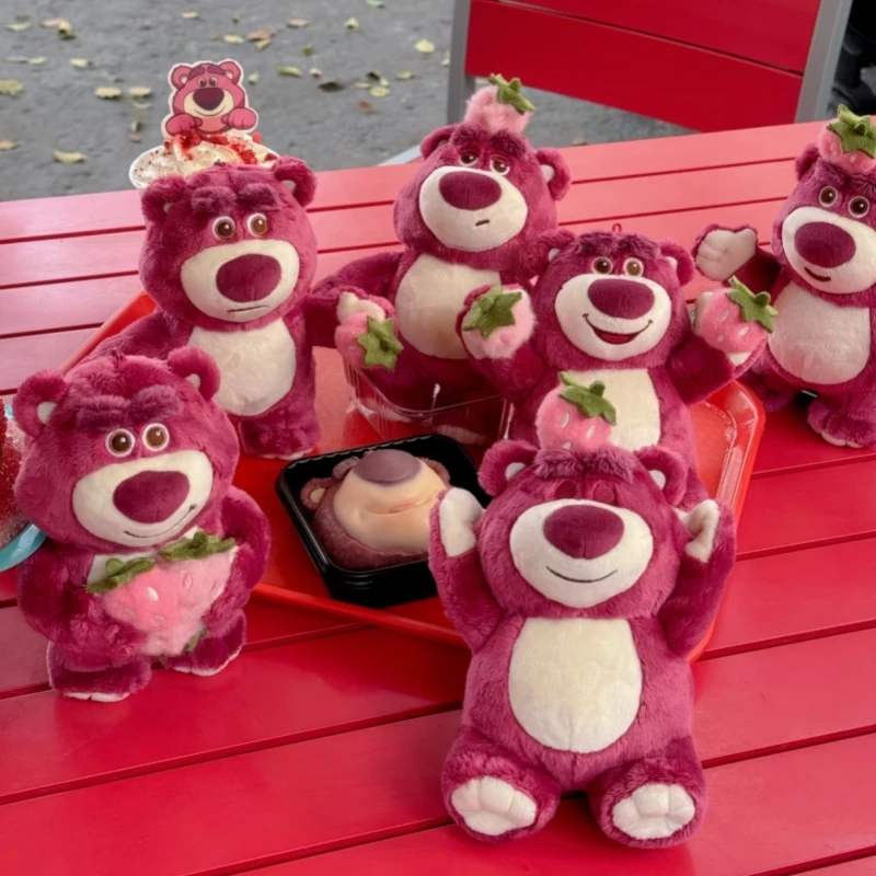 

Disney Genuine Potdemiel Honey Can Strawberry Bear Doll Pendant Bag Accessories Gift For Girls Surprise Gift Pendant Decoration