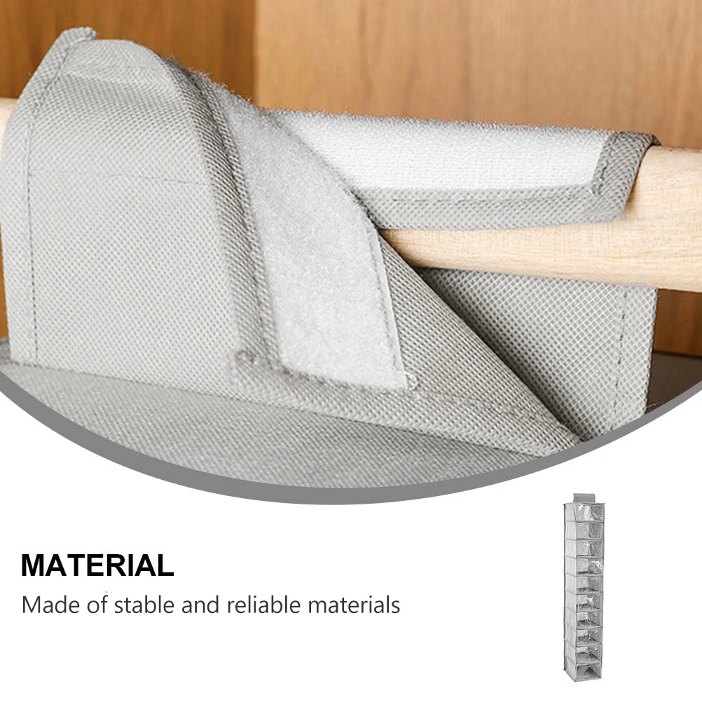 

Non-Woven Dustproof Storage Bag 10 Layers Creative Hanging Organizer for Hats Clothes