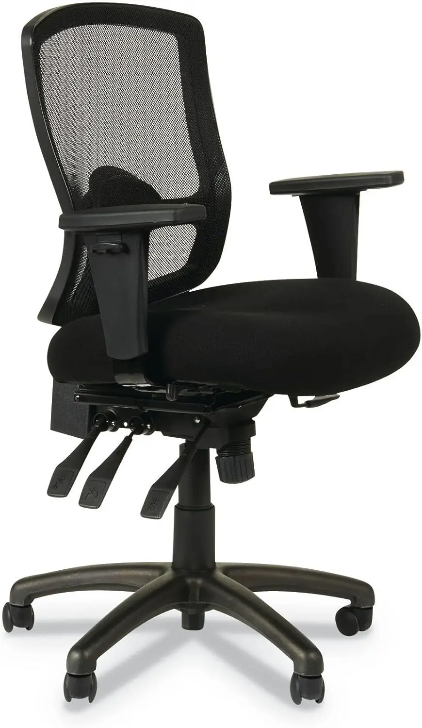 

Office Use, Mesh Material, Black, Multifunction and Petite Mid-Back Design