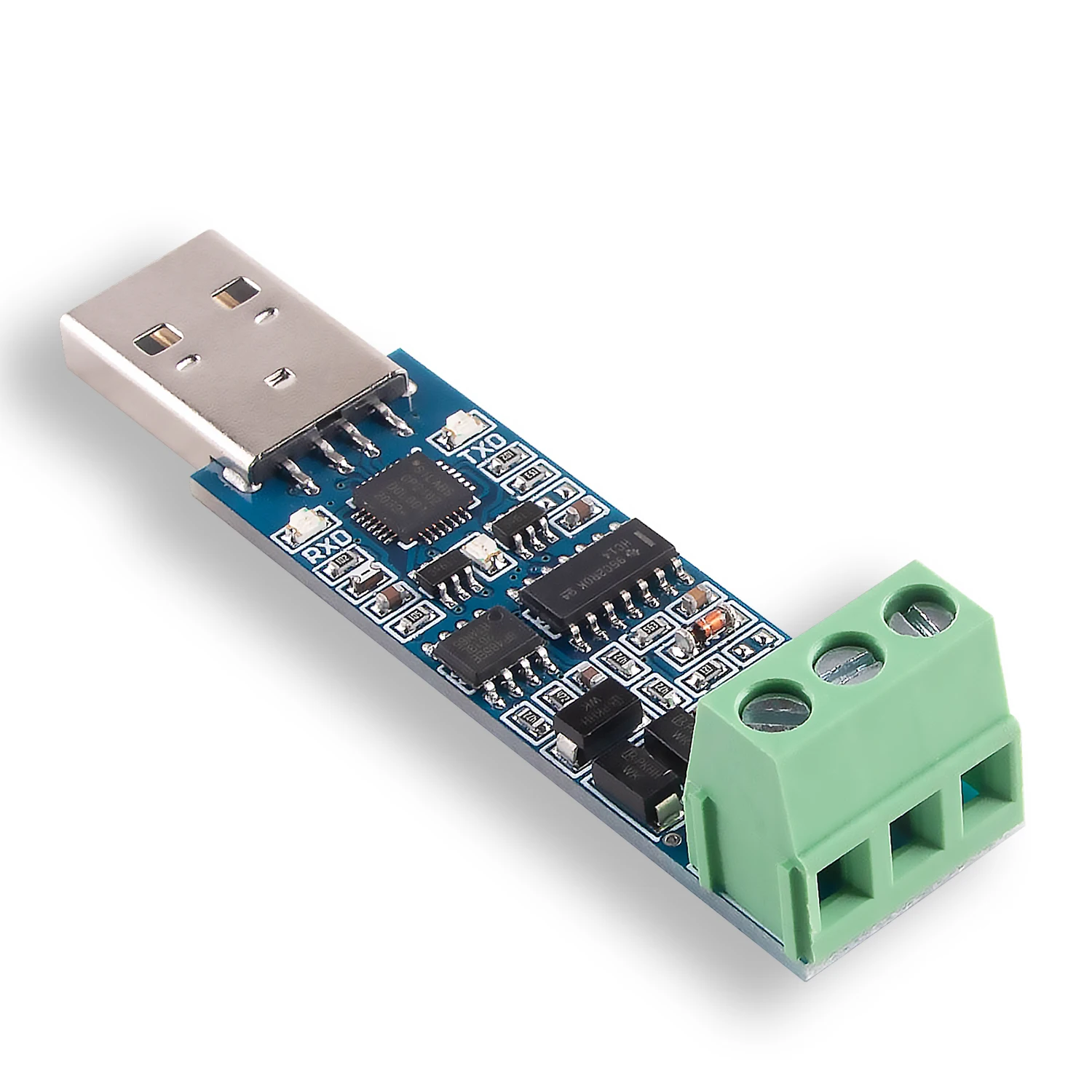 

USB to RS485 Serial Converter Module 3P 3 Pins Adapter for Win 11 10 Mac OS,Linux