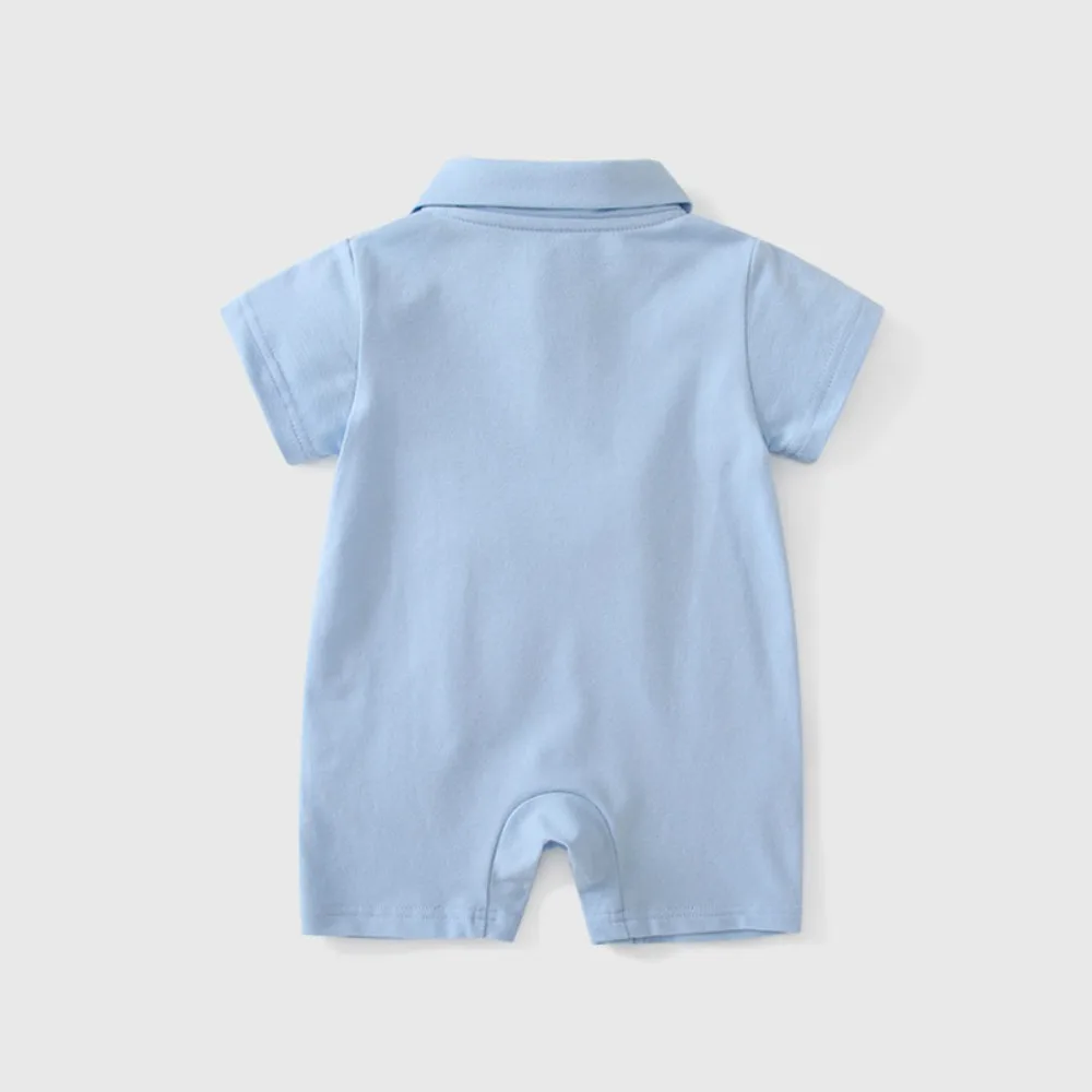 Summer Cute Baby Boy Romper Letter Pattern Baby Jumpsuit for 6 9 12 18 Months