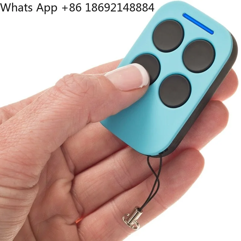 Multi-frequency universal copy garage door remote control  compact and portable