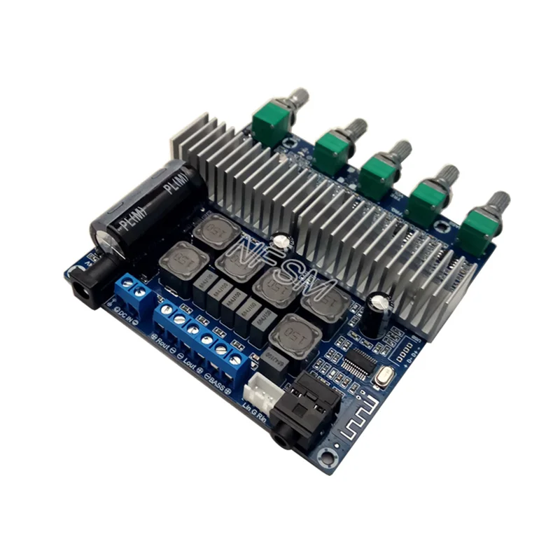 2.1チャンネルデジタルパワーアンプ,サブウーファー,ハイパワー,Bluetooth 5.0,50W x 2 100W