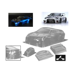 1/10 LB GTR R35-RR Rc Drift Car Toys Body Shell With Lamp Cup/Tail Wing