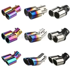 Automobile tailpipe tailpipe general exhaust stainless steel exhaust hood exhaust cylinder sound tail muffler modification