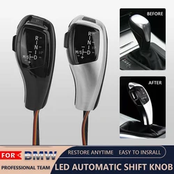 Araba LED vites topuzu kafa otomatik vites kolu BMW X1 E84 Z4 E89 1 3 7 serisi E81 e82 E87 E88 E90 E91E92 E93 E38