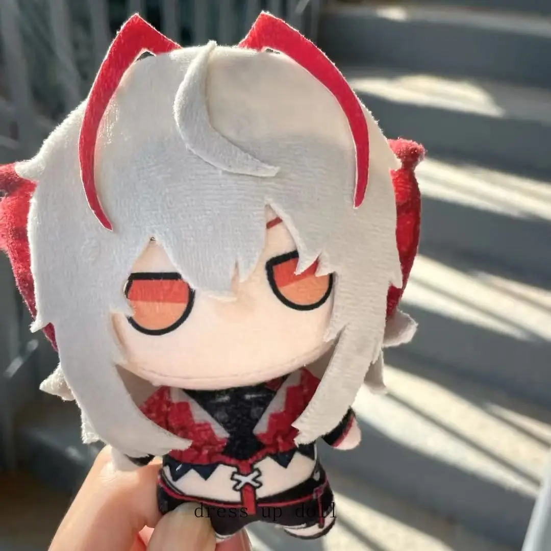 Arknights Chen Wis'adel 10CM Cosplay Cotton Doll Stuffed Toys Game Attribute Plushie Gift Pendant Keychain Christmas Present