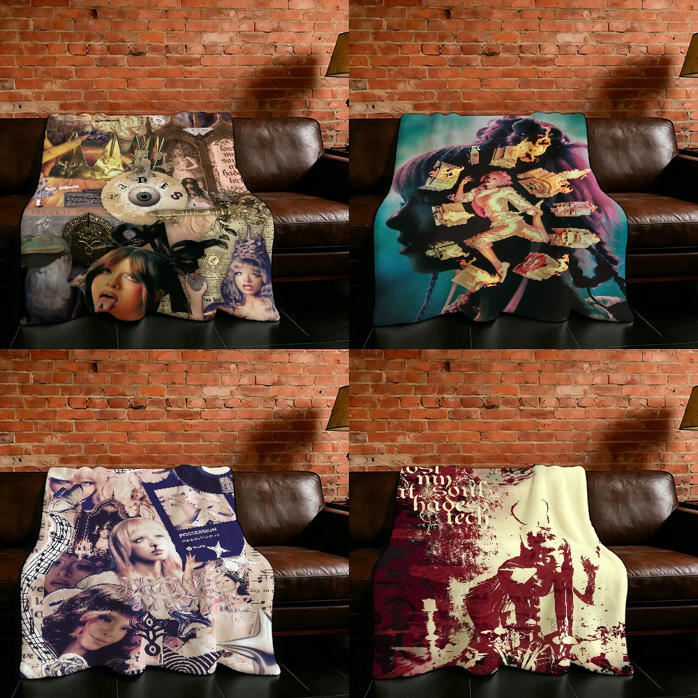 M-Melanie Martinez HADES Blanket Flannel Warm Soft Throw Blanket For Room Sofa Childish Birthday Gifts