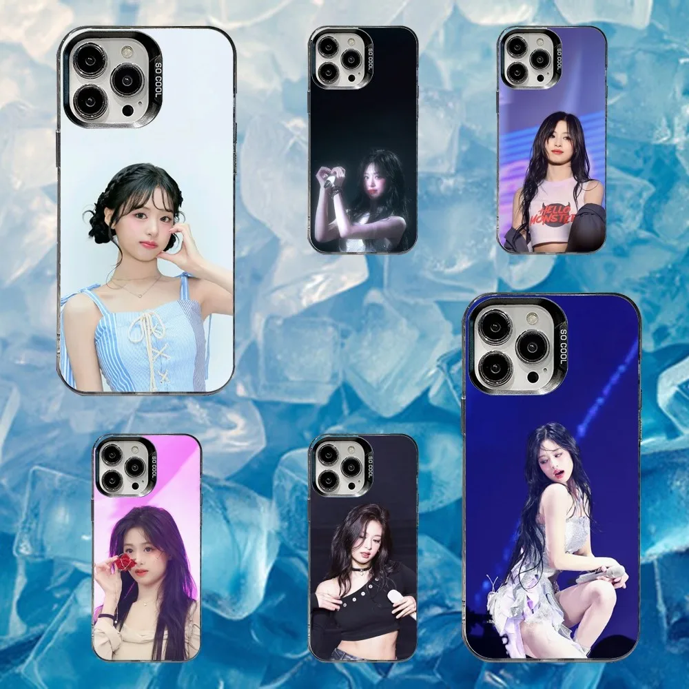 

A-Ahyeon Ghost Singer Phone Case For iPhone 16,15,14,13,12,11,Mini,Pro,SE,MAX White Matte Shockproof Cover