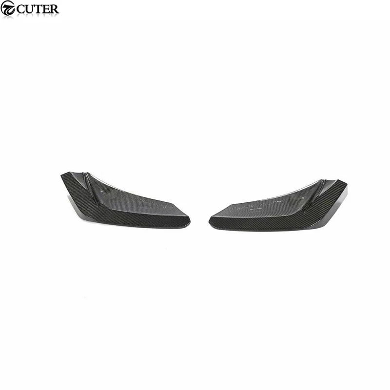 C8 ألياف الكربون الجافة المصد الخلفي مآزر الجانب الفاصل لشروليه كورفيت C8 تصفيف السيارة 2020