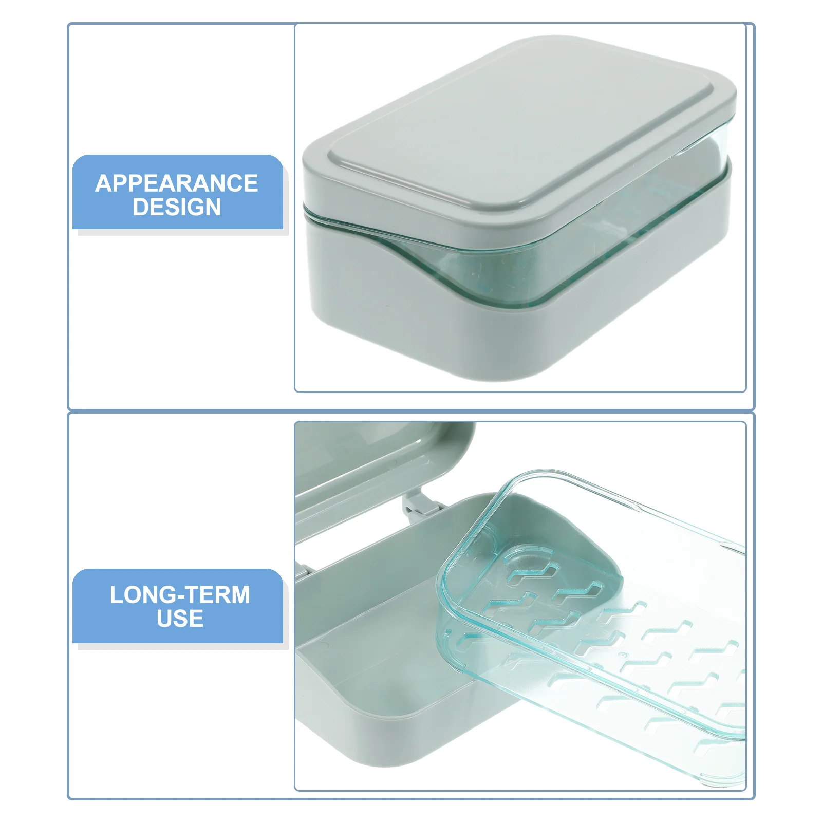 

Foldable Box Holder Container For Bathroom Kitchen Bar Saver With Drainage Design Shower Toilet Bathtub Use Sturdy