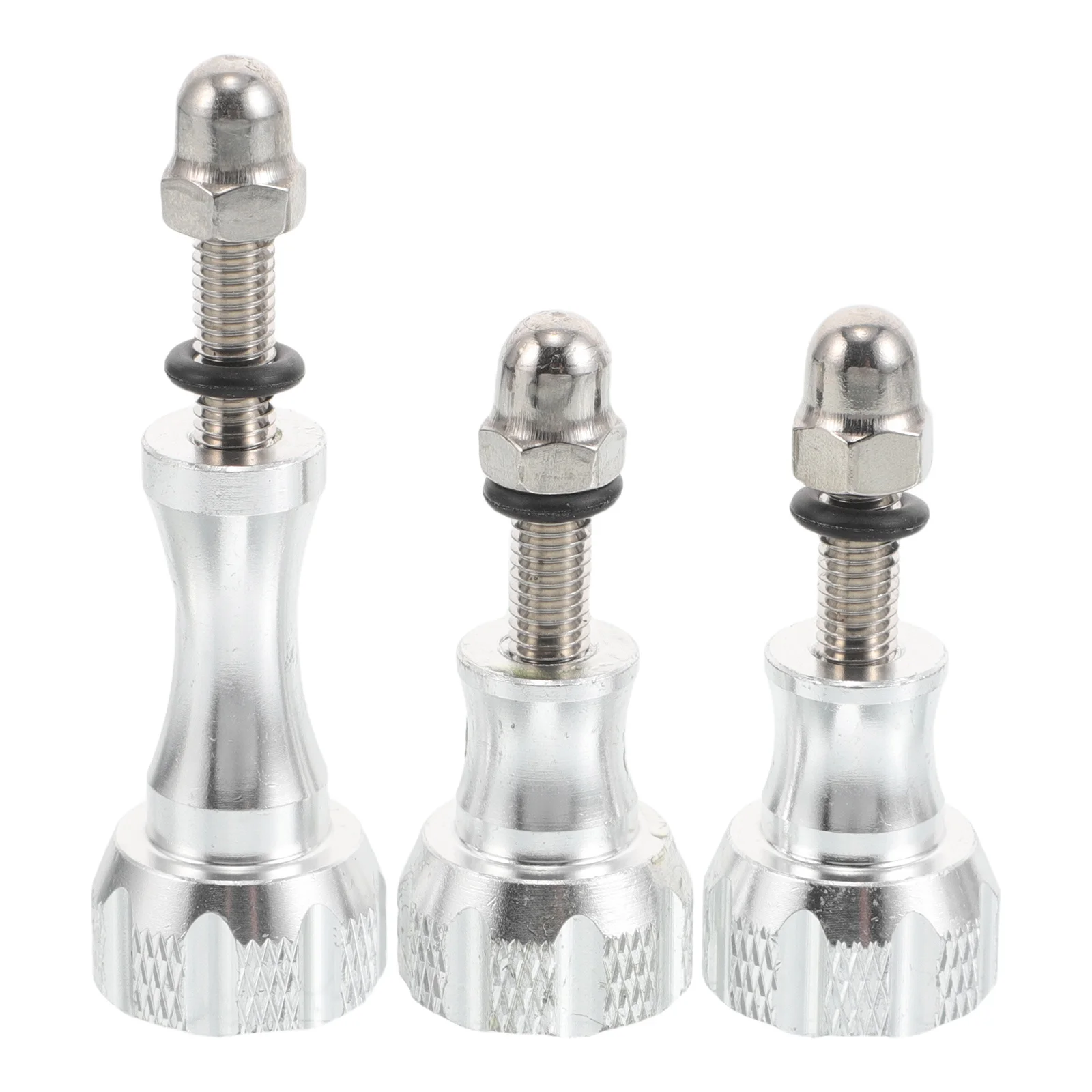 

3Pcs Alloy Bicycle Camera Screws Set Long Short Action Camera Mount Thumbscrew Kit Bike Mount Accessories Sturdy Easy Install