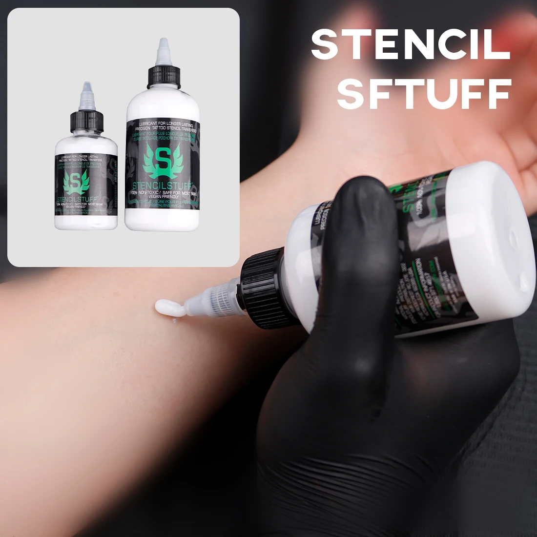 KVM 125/250ML Stensil Barang Tato Stensil Transfer Gel Mesin Fotokopi Termal Stensil Solusi Aplikasi Gel Ajaib Aksesori Tato