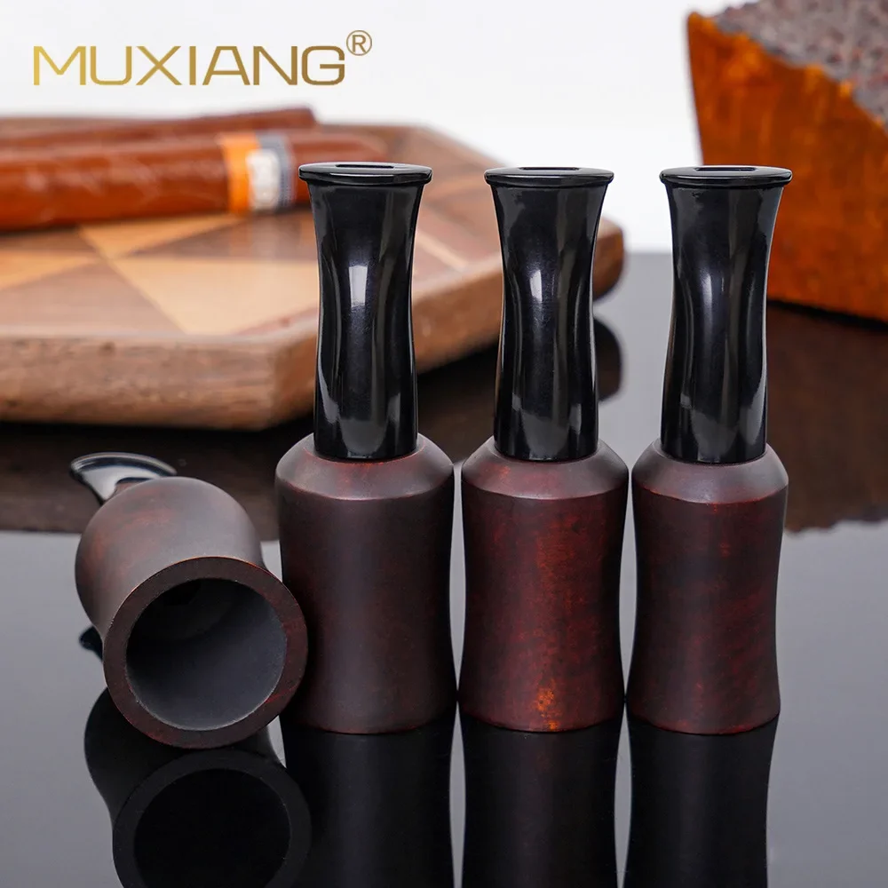 Muxiang Cigar Mouthholder Cigar Mouthholder Accessories Cross border Supply 38-57 Huanshi Nanmu Filter Cigar Mouthholder