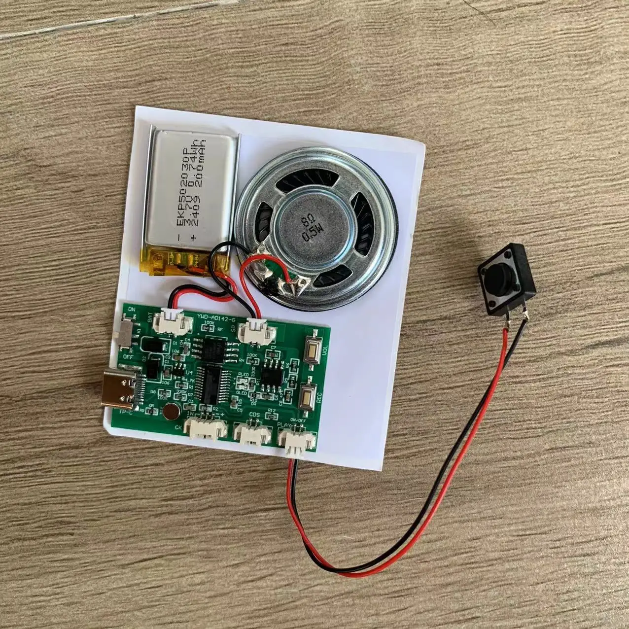 Programmable 8M 16M 32M USB Recordable Birthday Card Music Voice Module Chip for DIY Voice Audio toy Greeting Card