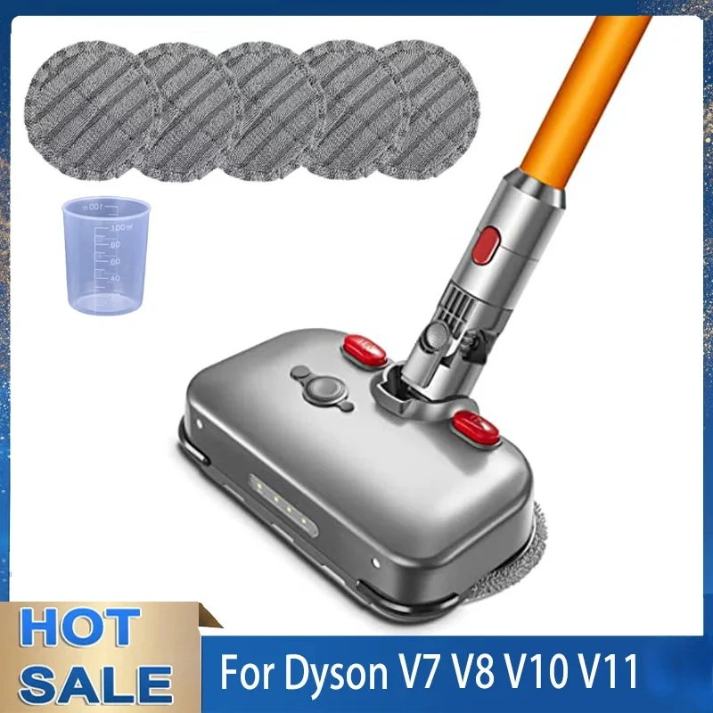 Electric Mop Head Spray Attachment Mop Cleaning Head for Dyson  V7 V8 V10 V11  Wireless Stick Vacuum Cleaner