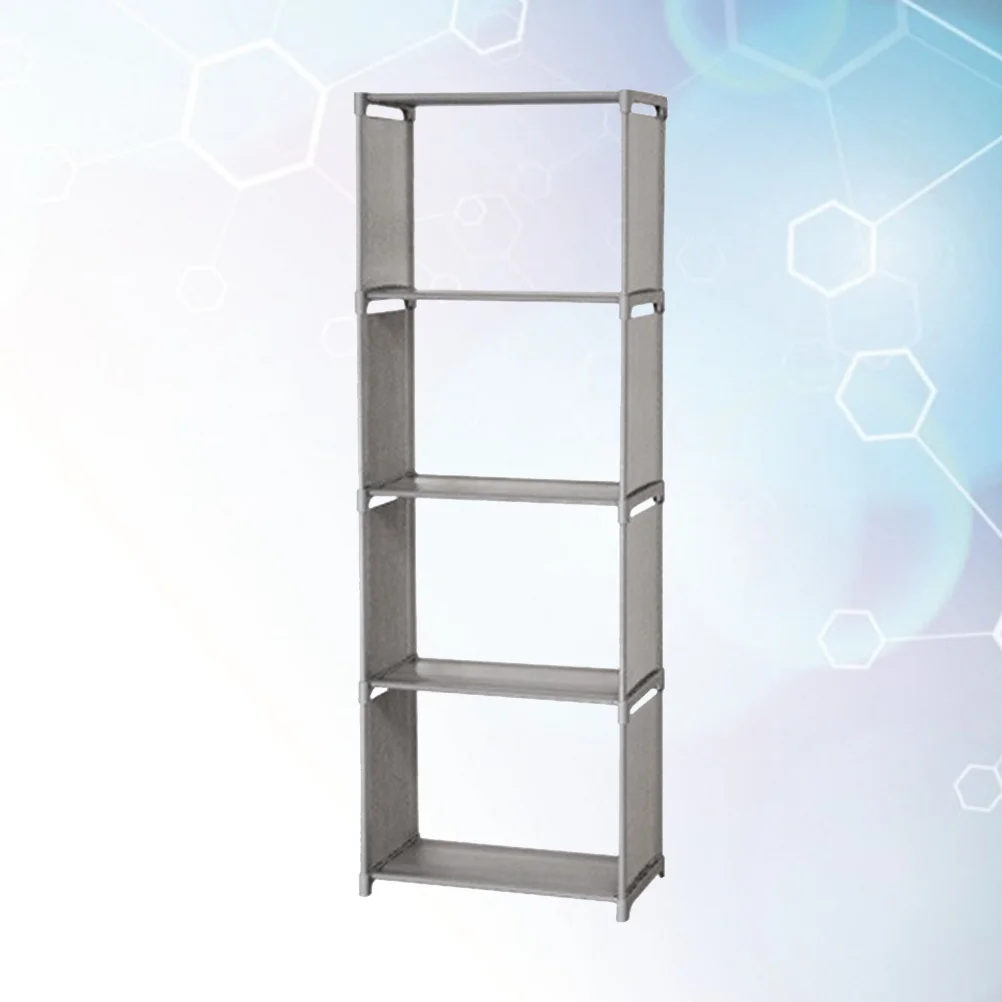 

Book Shelves Kitchen Storage Holder Display Rack Standing Bookshelf Wooden Student