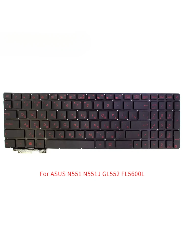 

New Ru Laptop Keyboard for ASUS N551 N551J GL552 FL5600L