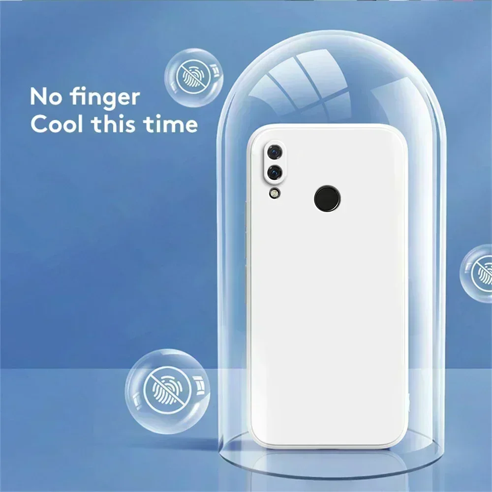 Original Phone Case for Huawei Y7 2019 Camera Protection Square Huawei Y7 Prime 2019 Matte Silicone Cases Fundas