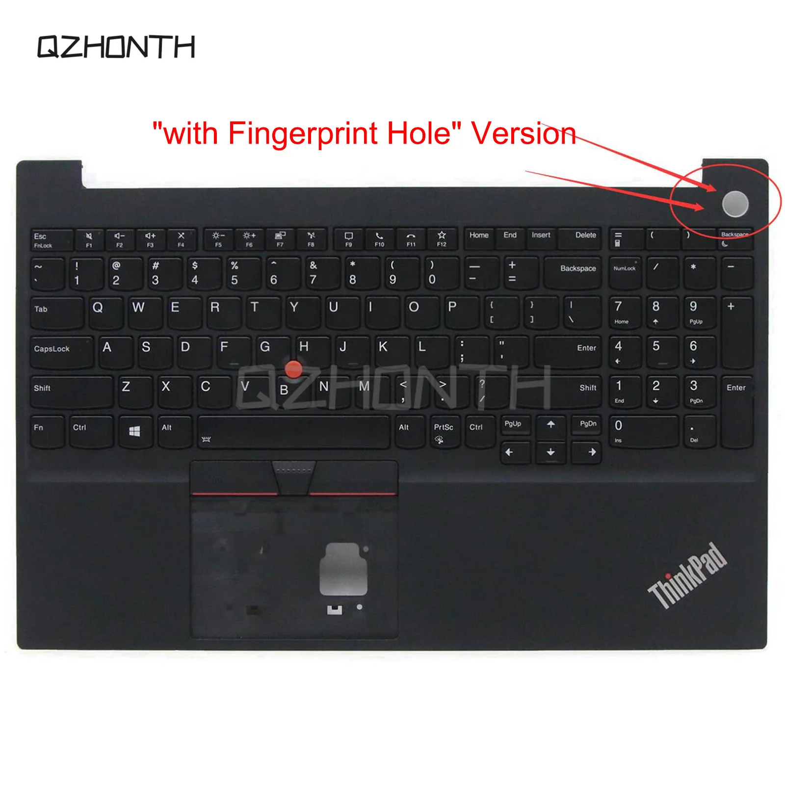 

New For Lenovo ThinkPad E15 GEN 2 GEN 3 GEN 4 Palmrest with US Backlit Keyboard (w/ FPR) 15.6"