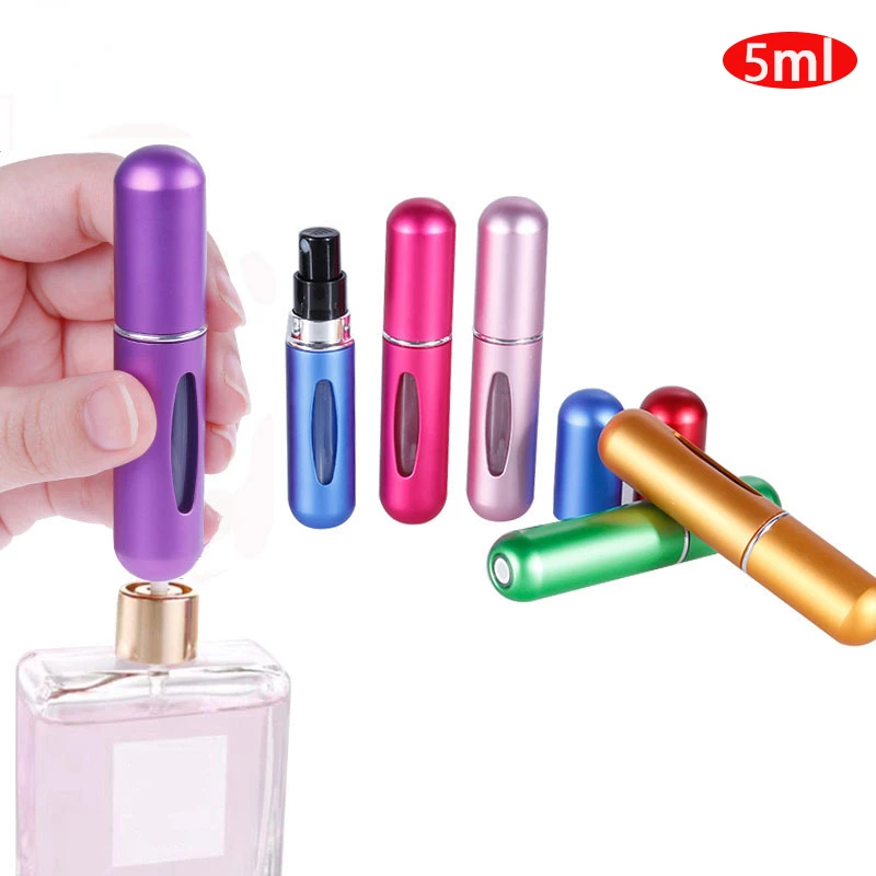 

Small Refillable 5ml Perfume Bottles Atomizer Bottle Portable Cosmetic Container Perfume Spray Bottle for Travel Water Bottle