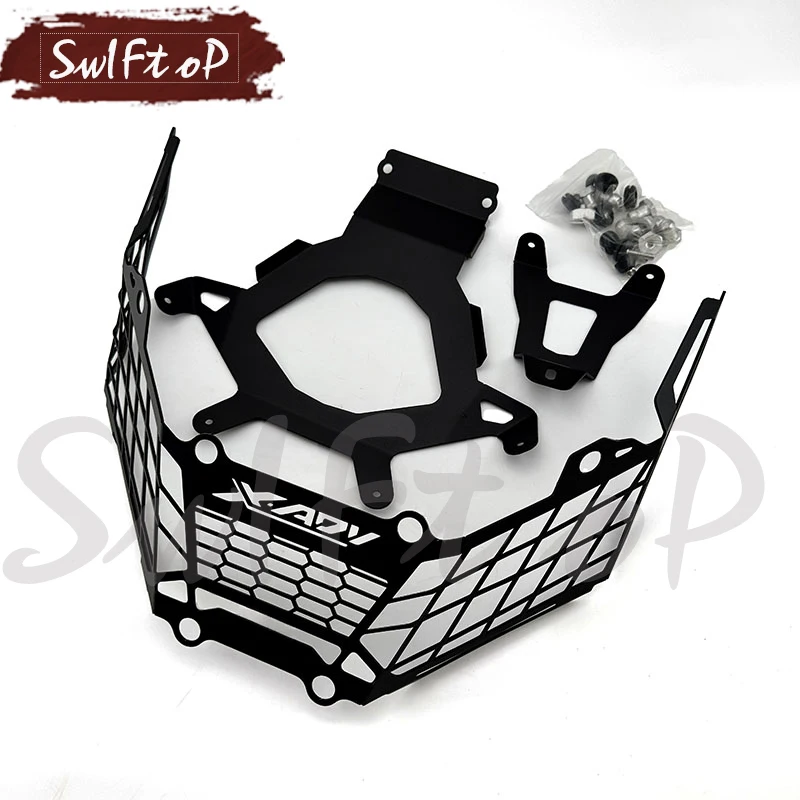 For Honda X-ADV750 XADV750 2017 2018 19 20 21 Motorcycle Front Headlight Head Lamp Light Grille Guard Cover Mesh Guard Protector