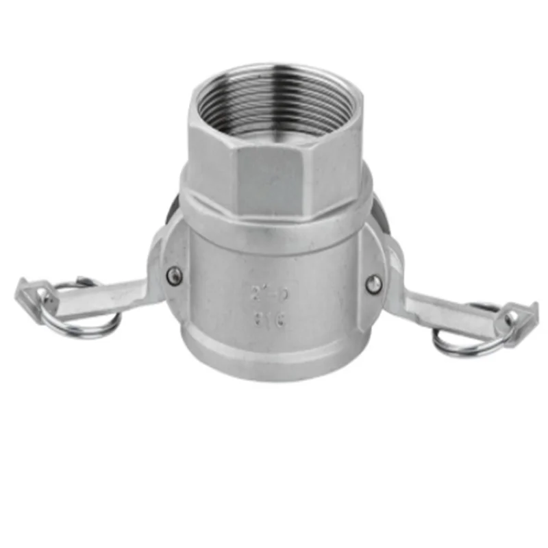 

1pcs 1-1/4"BSP Female Thread 304 Stainless Steel Type D Socket Camlock Fitting Cam and Groove Coupler