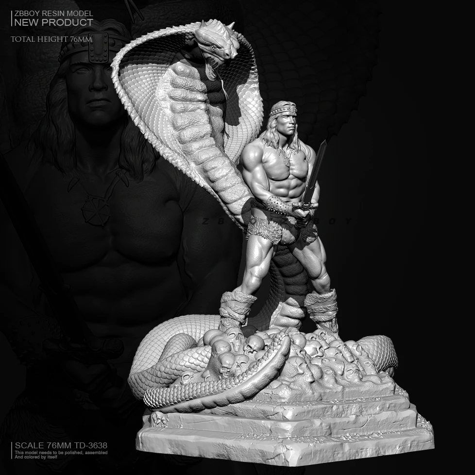 76mm Resin figure model kits DIY toy self-assembled TD-3638 (special offer)