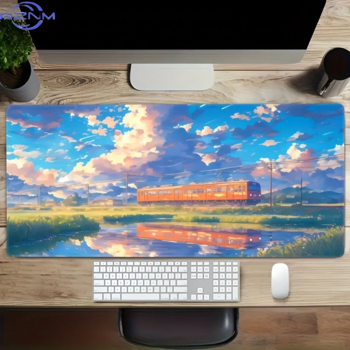 Premium Rubber Mousepad Clear Printing Washable Desk Mat Office Gaming Laptop Table Decor Gift