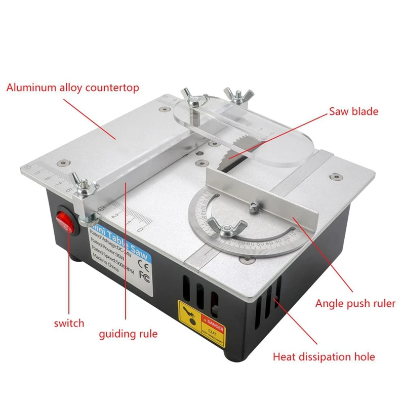 AT19-Desktop mini serra de mesa liga de alumínio mini serra de mesa diy pequena máquina de corte carpintaria artesanato ferramenta de corte eua plug