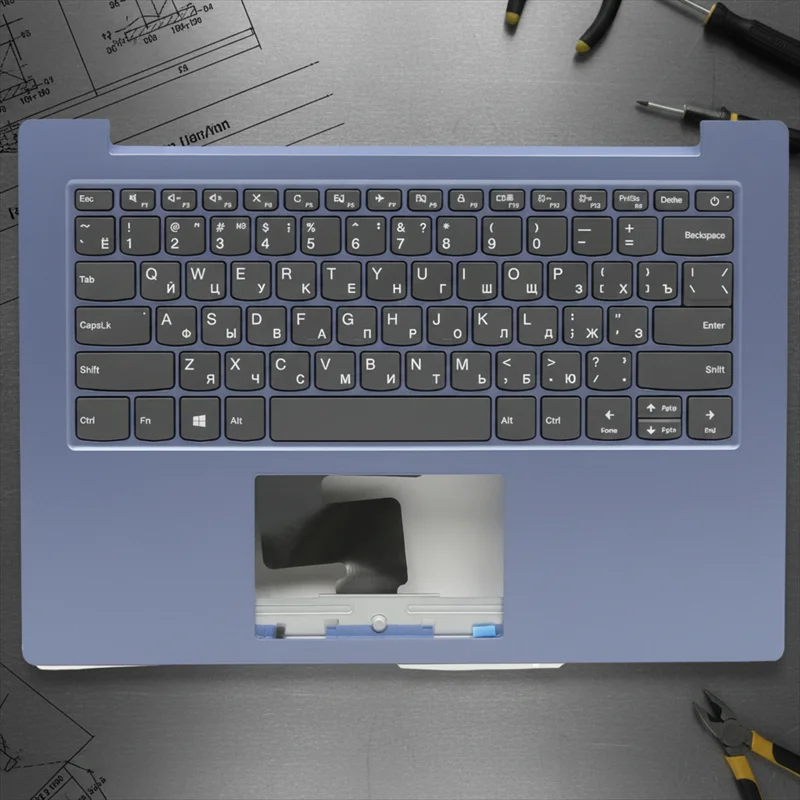 

Синий верхний чехол для упора для рук, чехол для клавиатуры для Lenovo Ideapad 1 14IGL05 5CB0X56996 5CB0X57005 5CB0X57003