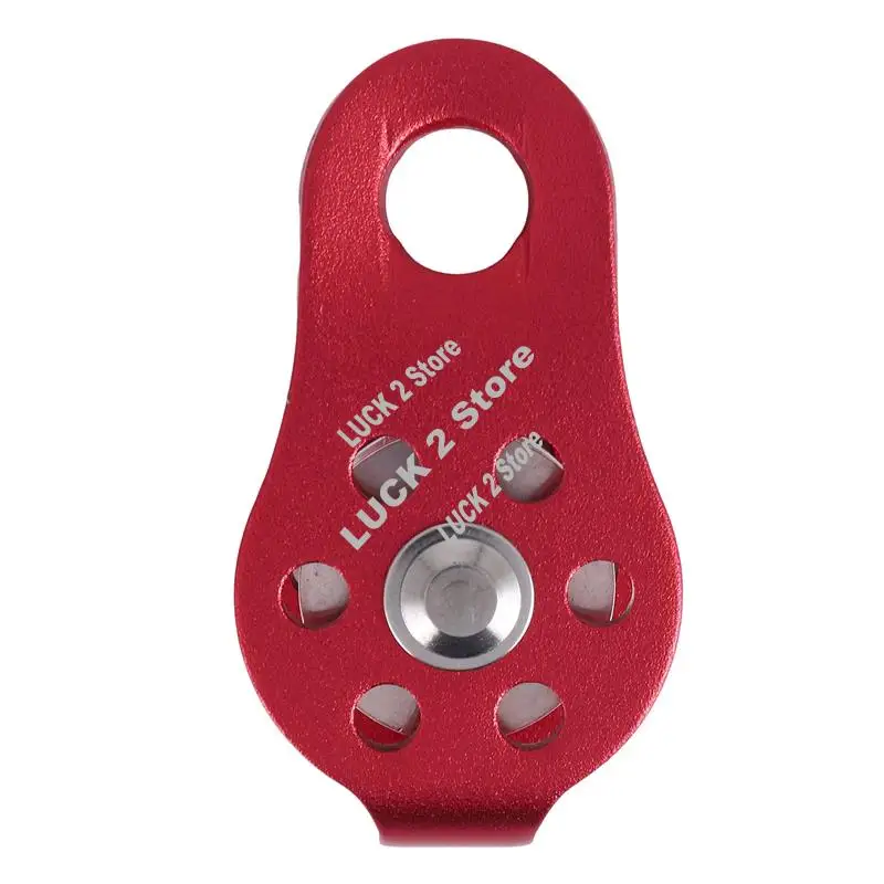 

Детали для чистки, 2 шт., рок-шкив, веревка, скалолазание по деревьям, альпинист, фиксированный шкив, красный