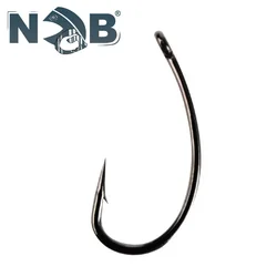 FISH KING-anzuelos de pesca de carpa, de acero al carbono, color negro mate, 1, 2, 4, 6, 8, 10 #, con púas, para agua dulce, 10-30 unidades